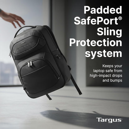 Legend IQ Laptop Backpack Travel Backpack for Laptops up to 16-Inches Backpack for Men and Women, Black (TSB705US)