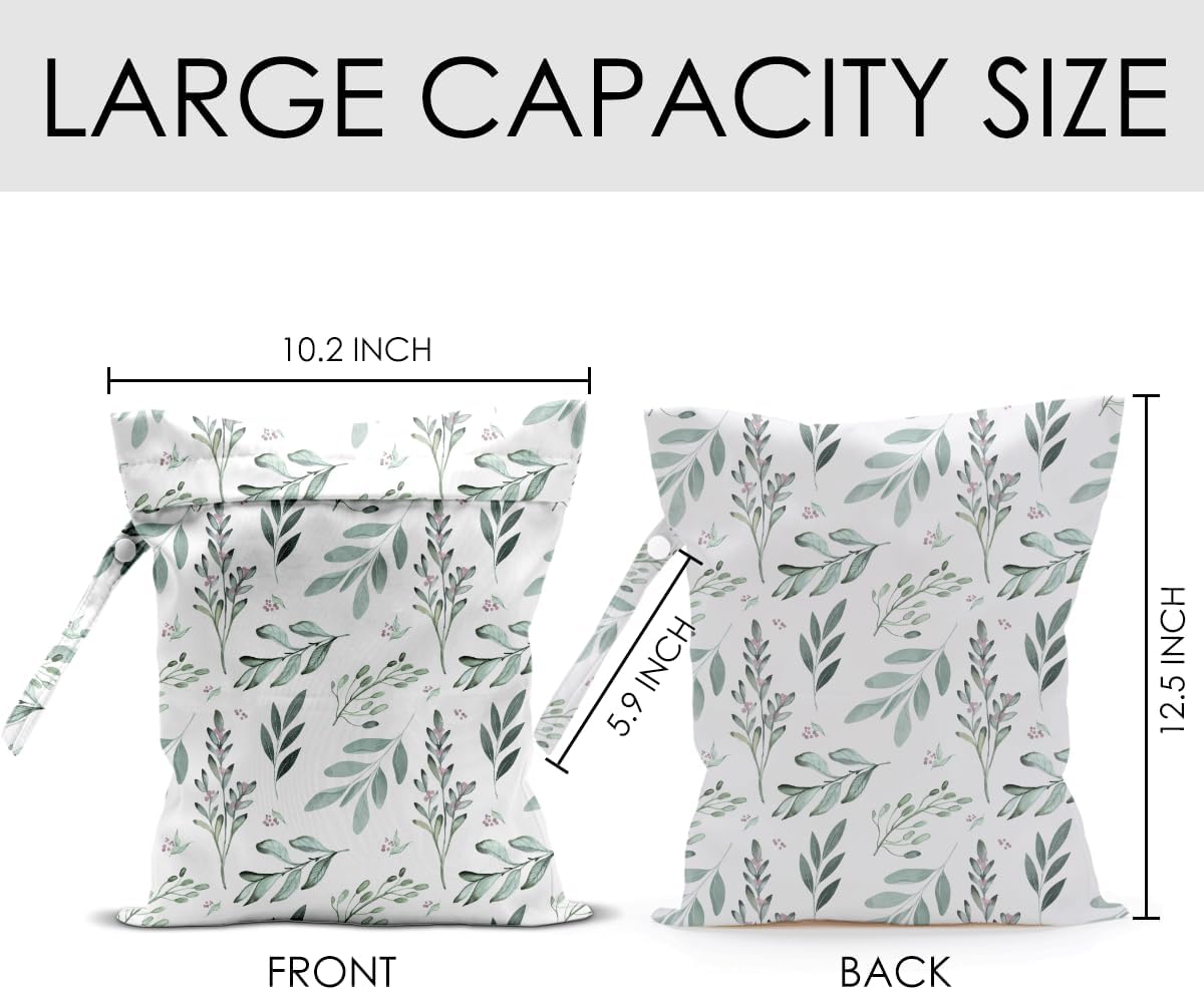Pink Bow Wet Bag for Swimsuit Travel Beach Pool Baby Cloth Diapers | Waterproof Wet Dry Bag,Travel Laundry Bags for Dirty Yoga Gym Clothes,Beach Vacation Essentials,Summer Gifts for Women Men