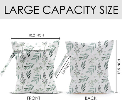 Pink Bow Wet Bag for Swimsuit Travel Beach Pool Baby Cloth Diapers | Waterproof Wet Dry Bag,Travel Laundry Bags for Dirty Yoga Gym Clothes,Beach Vacation Essentials,Summer Gifts for Women Men