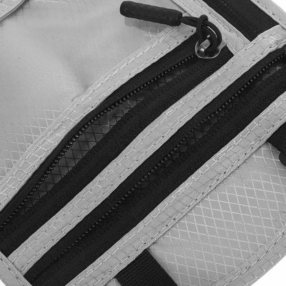 ERINGOGO Nylon Neck Wallet Travel Passport Holder with Adjustable Lanyard Strap, Multiple Compartments and Divided Pockets for Easy Carrying and Organizing Documents, for Travel