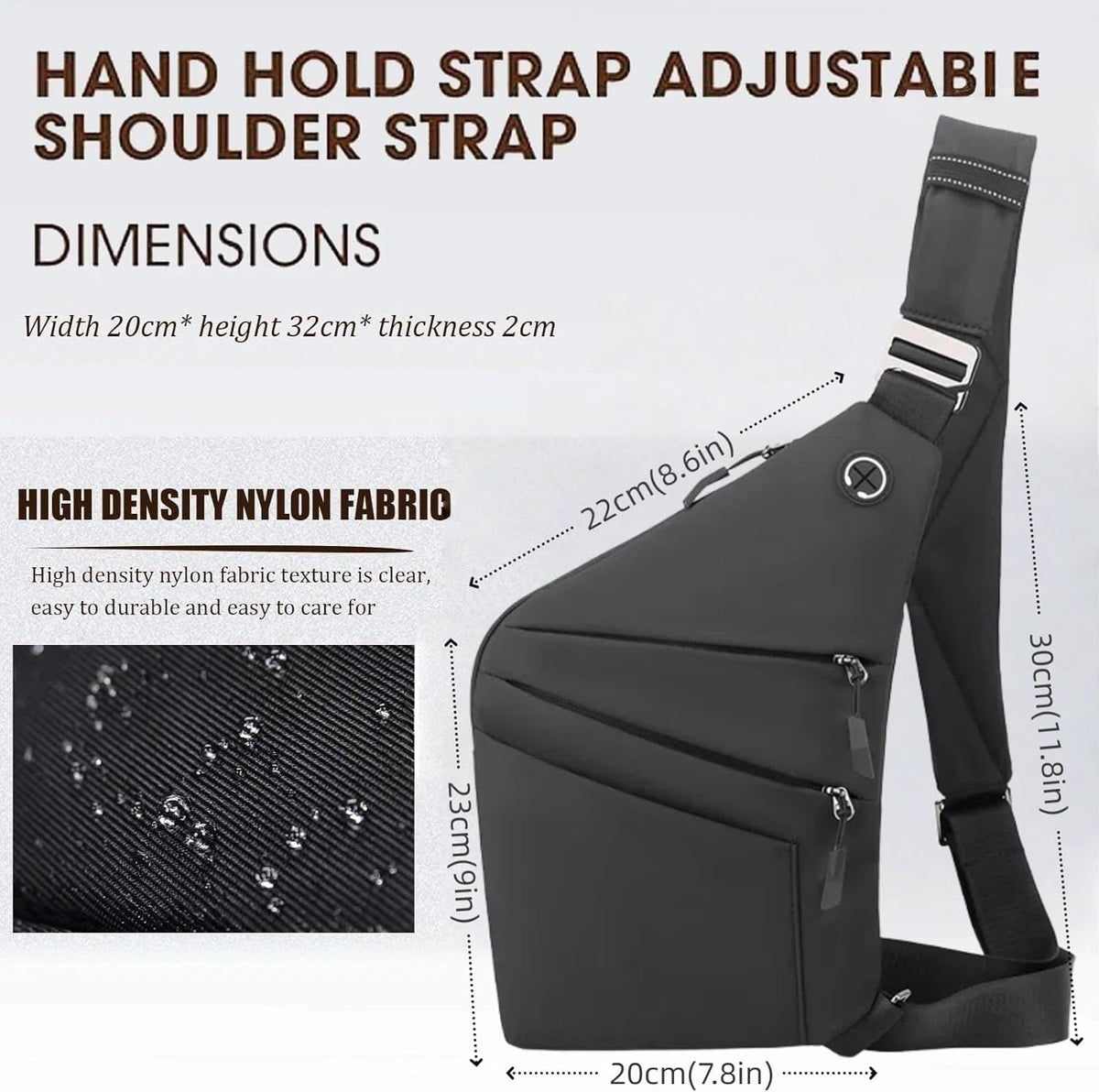 Crossbody Travel Bags for Women, Anti Theft Proof Safe Slim Sling Travel Purses, Personal Flex Shoulder Bag for Men Women