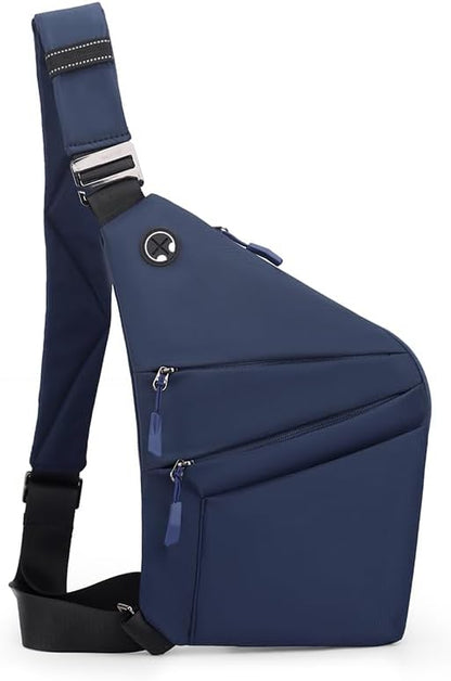 Crossbody Travel Bags for Women, Anti Theft Proof Safe Slim Sling Travel Purses, Personal Flex Shoulder Bag for Men Women