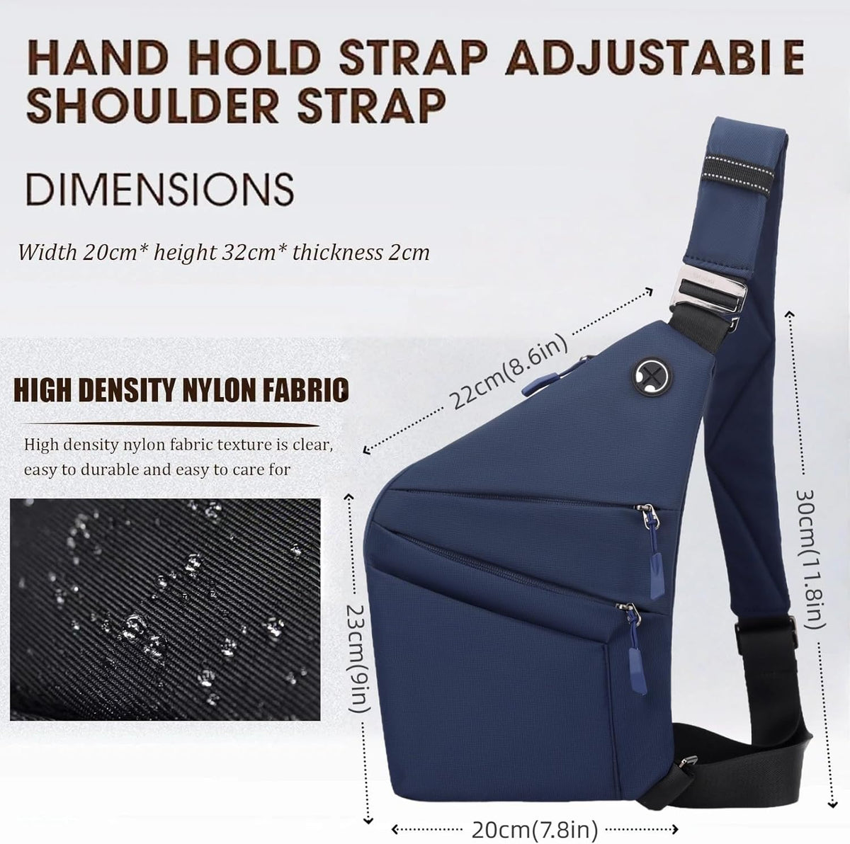 Crossbody Travel Bags for Women, Anti Theft Proof Safe Slim Sling Travel Purses, Personal Flex Shoulder Bag for Men Women