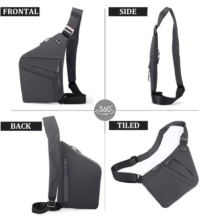 Crossbody Travel Bags for Women, Anti Theft Proof Safe Slim Sling Travel Purses, Personal Flex Shoulder Bag for Men Women