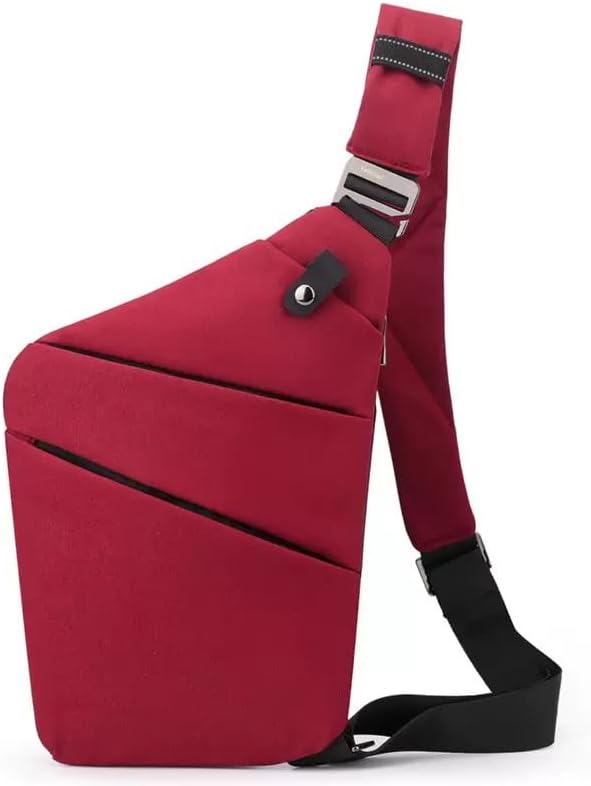 Crossbody Travel Bags for Women, Anti Theft Proof Safe Slim Sling Travel Purses, Personal Flex Shoulder Bag for Men Women