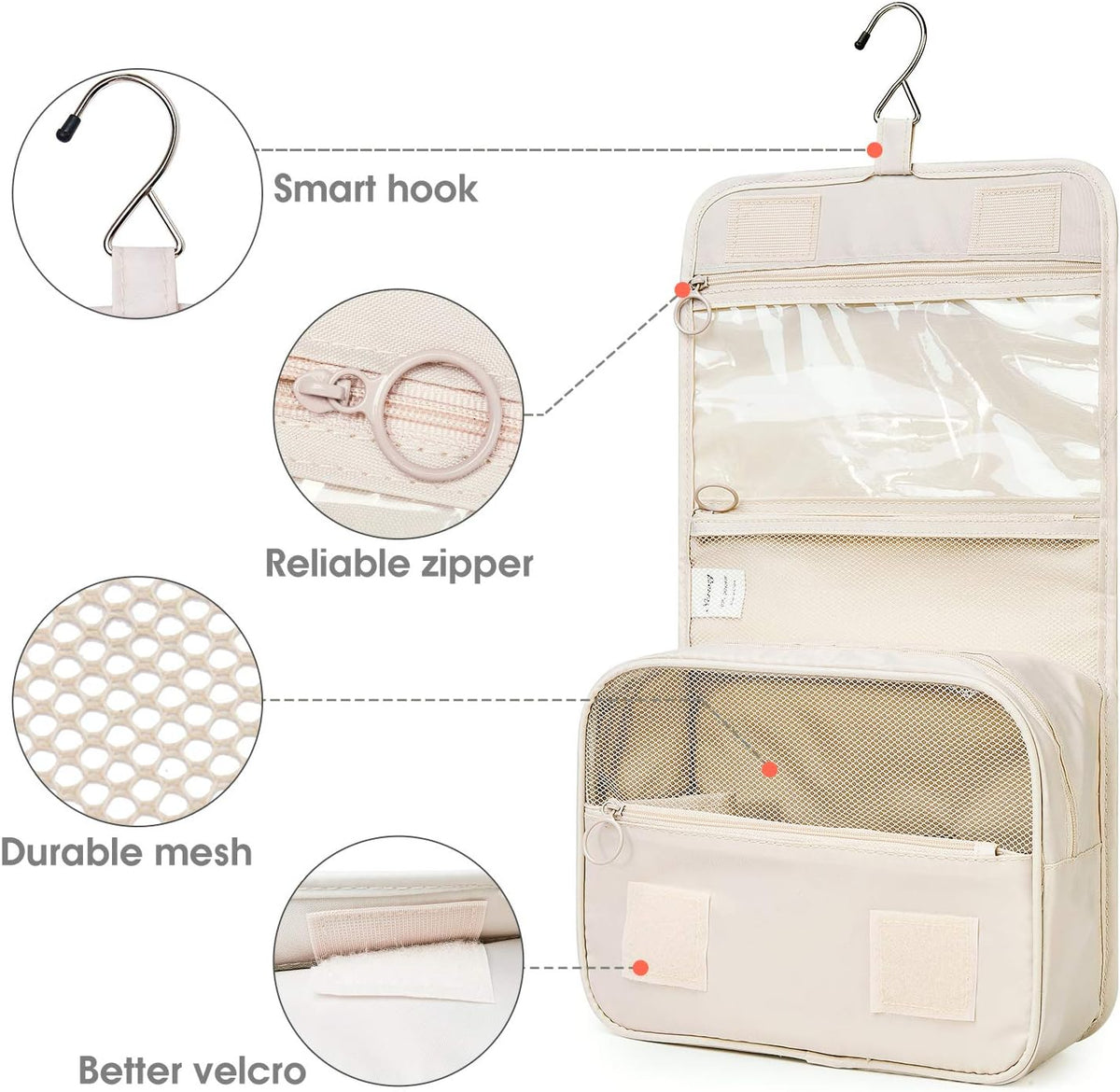 Small Hanging Travel Toiletry Bag for Women, Travel Bag for Toiletries, Makeup Bag Organizer Make Up Bags Cosmetic Bags for Girls