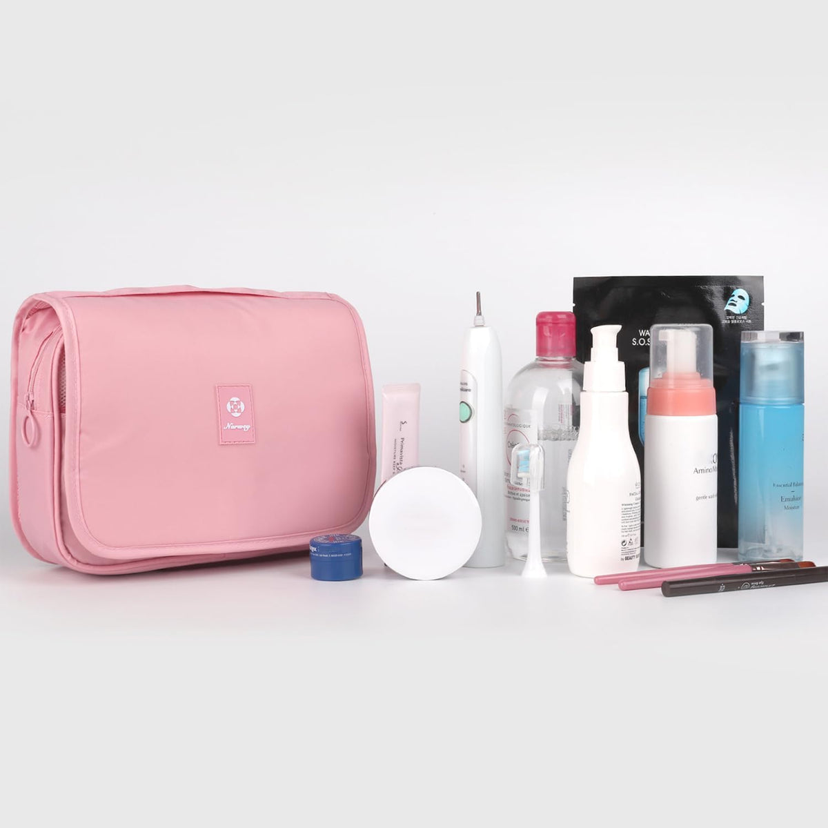 Small Hanging Travel Toiletry Bag for Women, Travel Bag for Toiletries, Makeup Bag Organizer Make Up Bags Cosmetic Bags for Girls