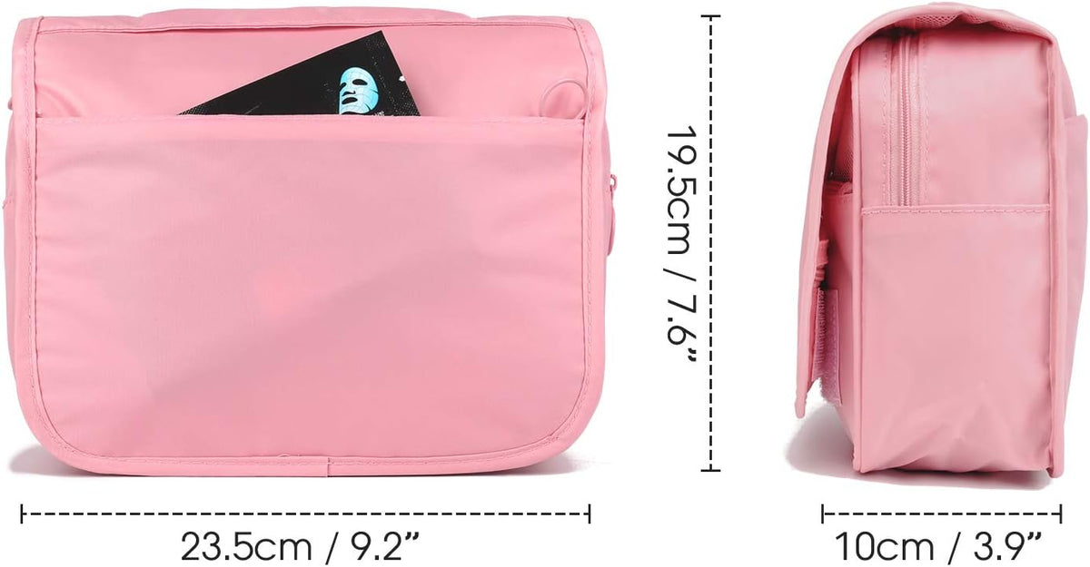 Small Hanging Travel Toiletry Bag for Women, Travel Bag for Toiletries, Makeup Bag Organizer Make Up Bags Cosmetic Bags for Girls