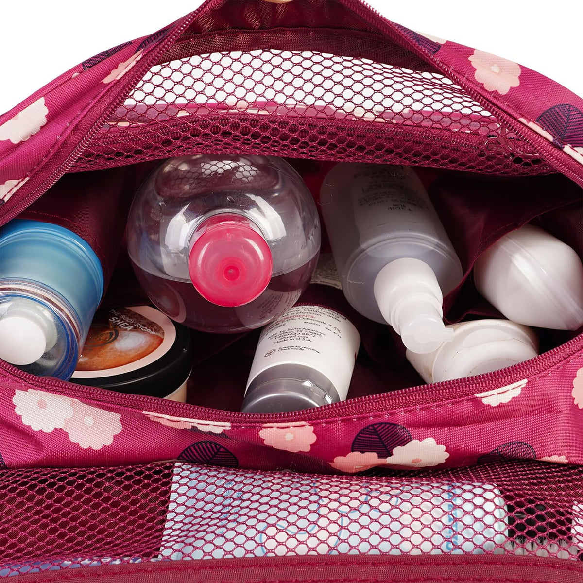 Small Hanging Travel Toiletry Bag for Women, Travel Bag for Toiletries, Makeup Bag Organizer Make Up Bags Cosmetic Bags for Girls