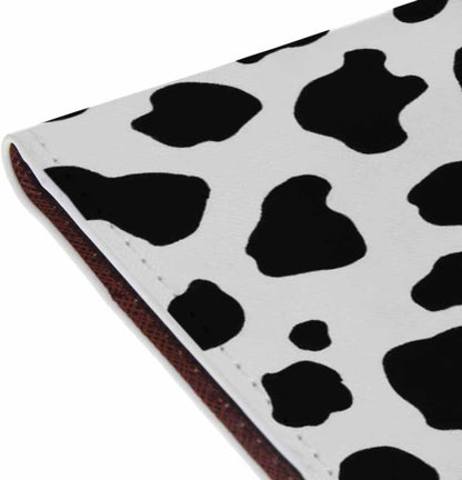 Skateboard Dogs Passport Holder for Travel Different Dogs Wearing Scarves PU Leather Passport Cover Wallet Cute Passport Card Holder for Women and Men
