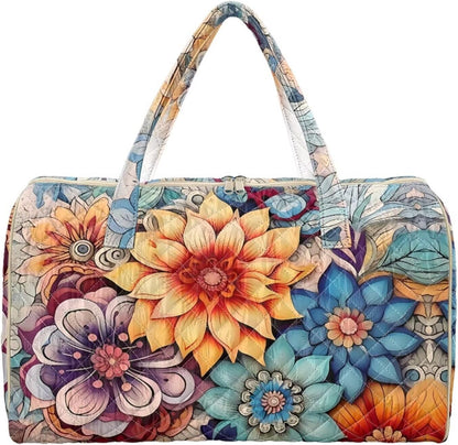 Butterfly Duffle Bag Carry On Bags for Airplanes, Waterproof Duffel Bag Overnight Large Duffel Bags Packable Duffle Pouch for Backpacker