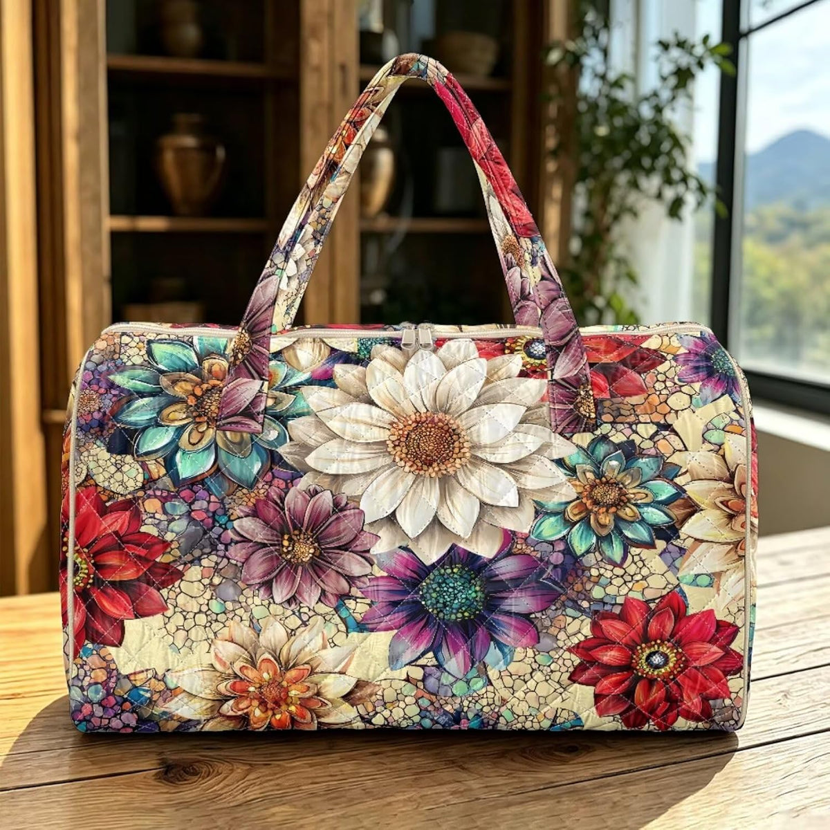 Butterfly Duffle Bag Carry On Bags for Airplanes, Waterproof Duffel Bag Overnight Large Duffel Bags Packable Duffle Pouch for Backpacker