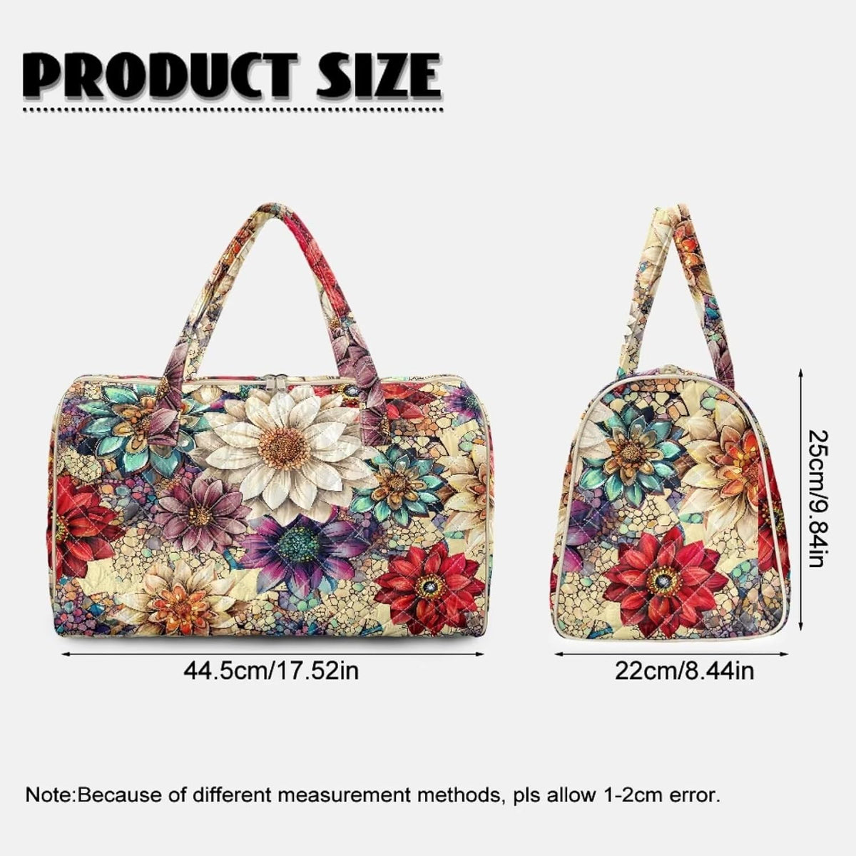 Butterfly Duffle Bag Carry On Bags for Airplanes, Waterproof Duffel Bag Overnight Large Duffel Bags Packable Duffle Pouch for Backpacker