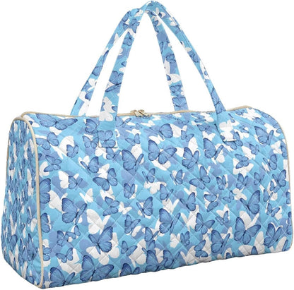 Butterfly Duffle Bag Carry On Bags for Airplanes, Waterproof Duffel Bag Overnight Large Duffel Bags Packable Duffle Pouch for Backpacker
