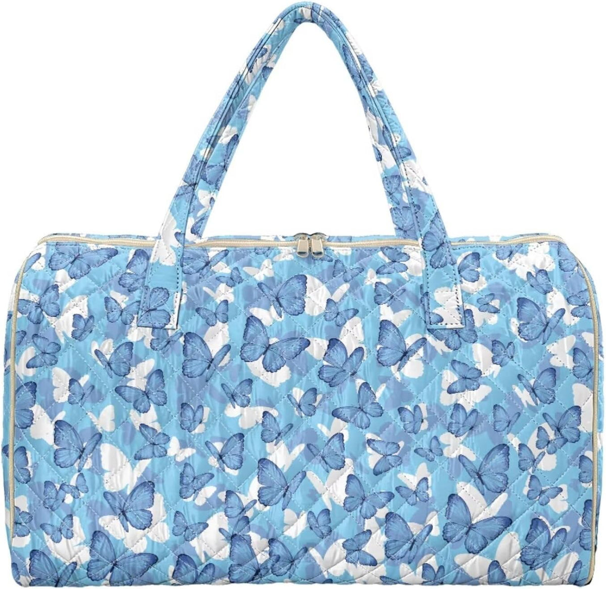 Butterfly Duffle Bag Carry On Bags for Airplanes, Waterproof Duffel Bag Overnight Large Duffel Bags Packable Duffle Pouch for Backpacker