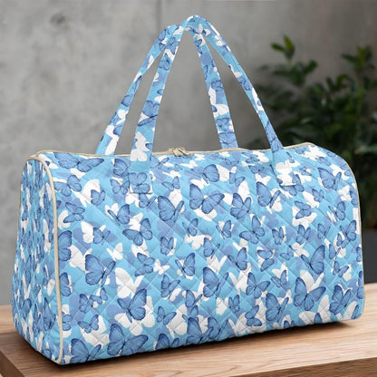 Butterfly Duffle Bag Carry On Bags for Airplanes, Waterproof Duffel Bag Overnight Large Duffel Bags Packable Duffle Pouch for Backpacker