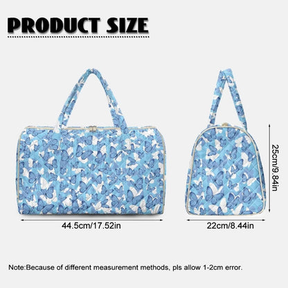 Butterfly Duffle Bag Carry On Bags for Airplanes, Waterproof Duffel Bag Overnight Large Duffel Bags Packable Duffle Pouch for Backpacker