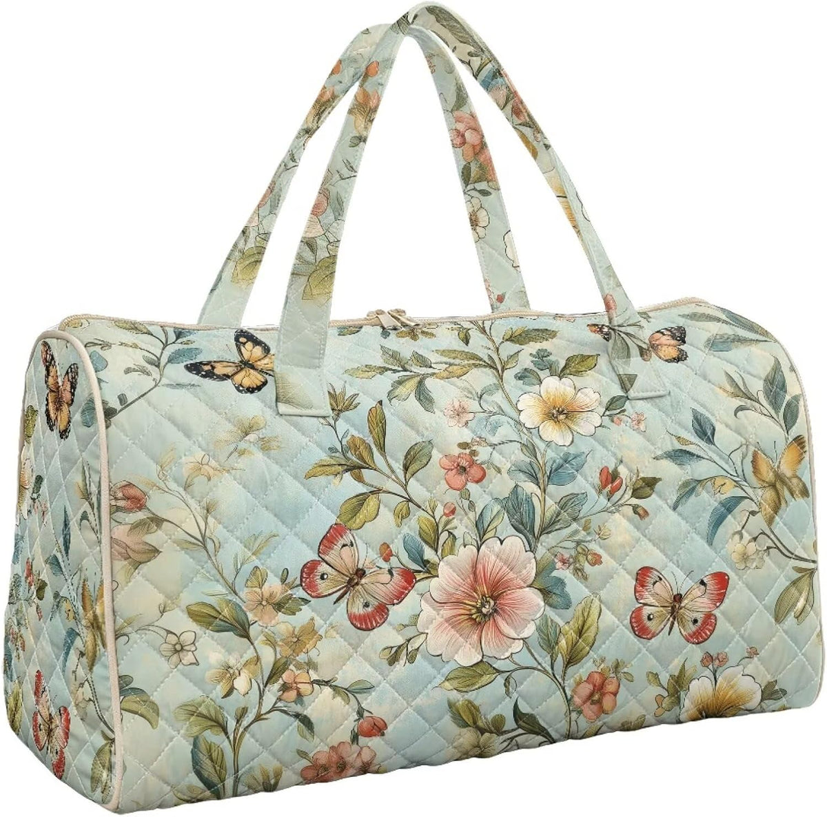Butterfly Duffle Bag Carry On Bags for Airplanes, Waterproof Duffel Bag Overnight Large Duffel Bags Packable Duffle Pouch for Backpacker