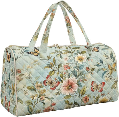 Butterfly Duffle Bag Carry On Bags for Airplanes, Waterproof Duffel Bag Overnight Large Duffel Bags Packable Duffle Pouch for Backpacker