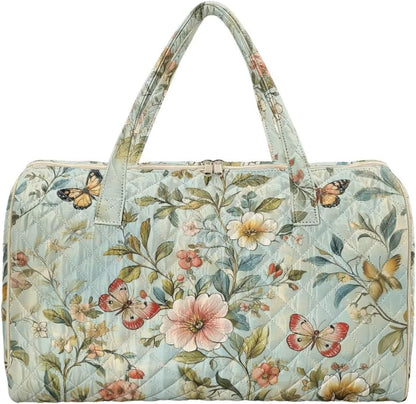 Butterfly Duffle Bag Carry On Bags for Airplanes, Waterproof Duffel Bag Overnight Large Duffel Bags Packable Duffle Pouch for Backpacker