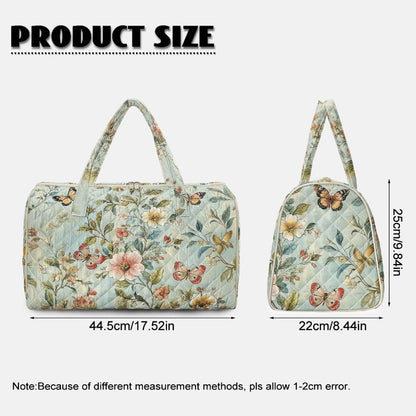 Butterfly Duffle Bag Carry On Bags for Airplanes, Waterproof Duffel Bag Overnight Large Duffel Bags Packable Duffle Pouch for Backpacker