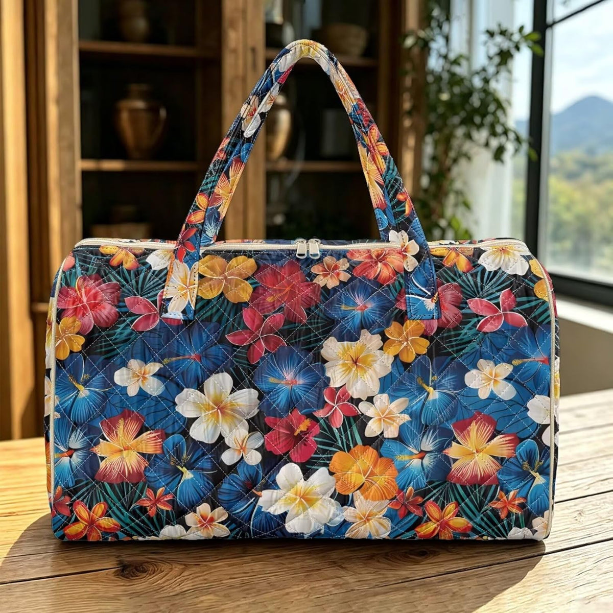 Butterfly Duffle Bag Carry On Bags for Airplanes, Waterproof Duffel Bag Overnight Large Duffel Bags Packable Duffle Pouch for Backpacker