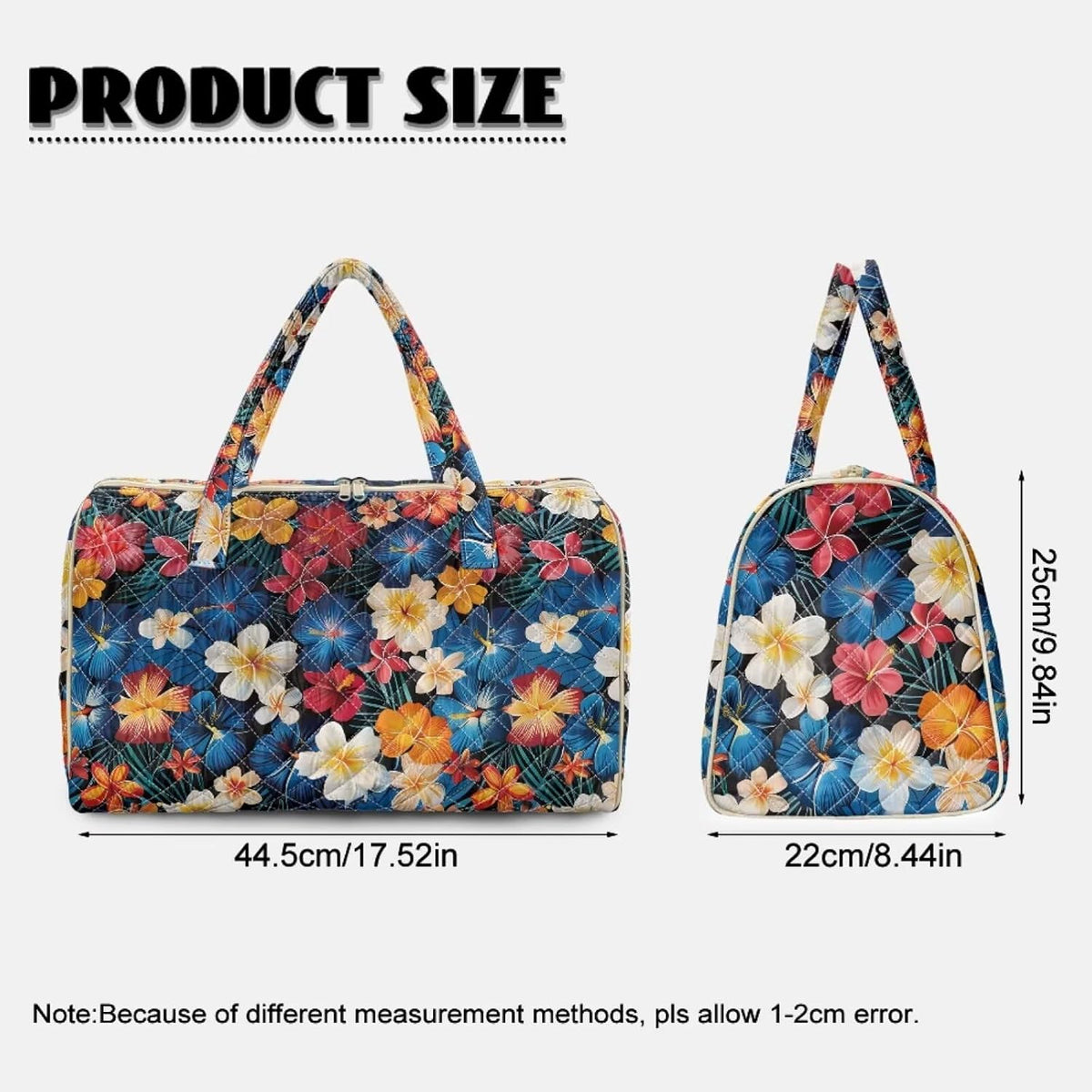 Butterfly Duffle Bag Carry On Bags for Airplanes, Waterproof Duffel Bag Overnight Large Duffel Bags Packable Duffle Pouch for Backpacker