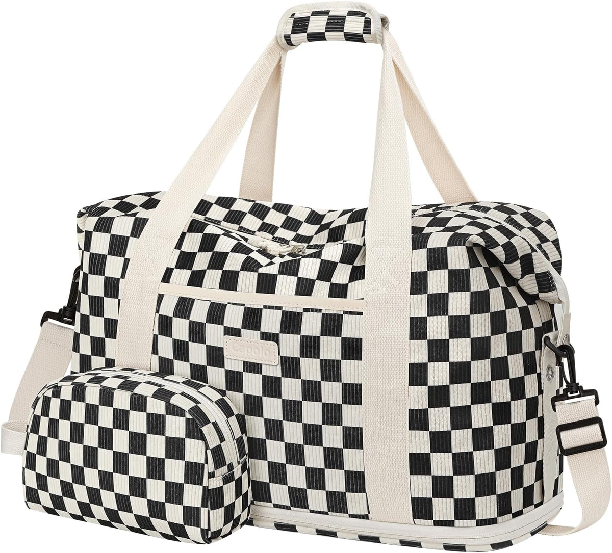 Expandable Travel Duffle Bags Weekender Overnight Bags for Women Men Hospital Bag for Women Labor Delivery with Toiletry Bag Waterproof