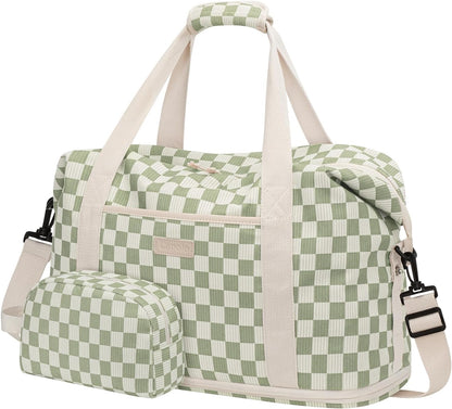 Expandable Travel Duffle Bags Weekender Overnight Bags for Women Men Hospital Bag for Women Labor Delivery with Toiletry Bag Waterproof