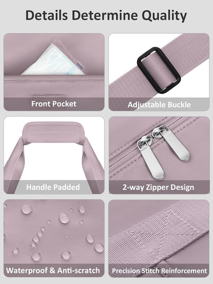 Expandable Travel Duffle Bags Weekender Overnight Bags for Women Men Hospital Bag for Women Labor Delivery with Toiletry Bag Waterproof