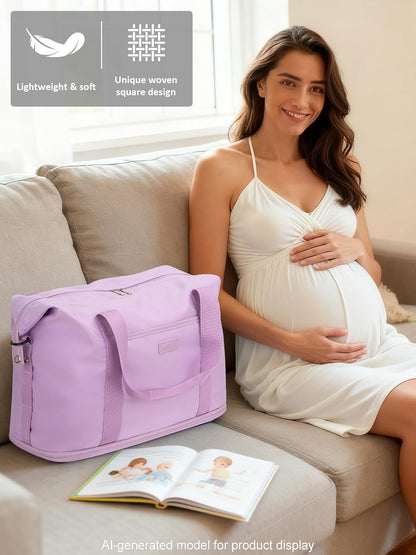 Expandable Travel Duffle Bags Weekender Overnight Bags for Women Men Hospital Bag for Women Labor Delivery with Toiletry Bag Waterproof