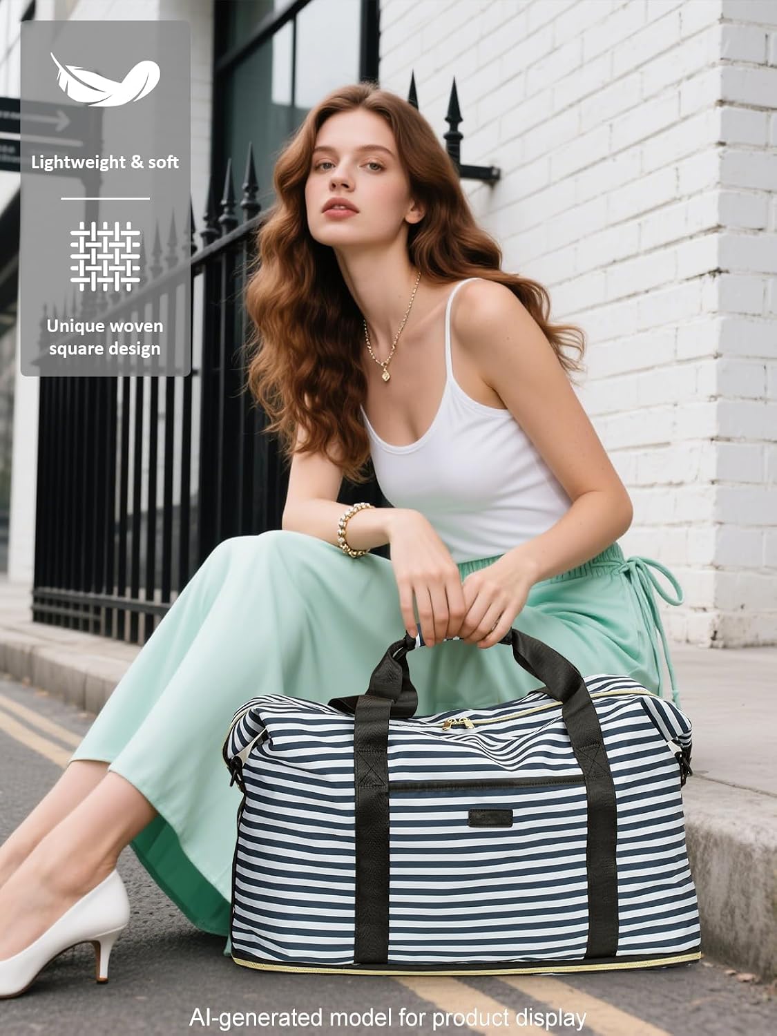 Expandable Travel Duffle Bags Weekender Overnight Bags for Women Men Hospital Bag for Women Labor Delivery with Toiletry Bag Waterproof