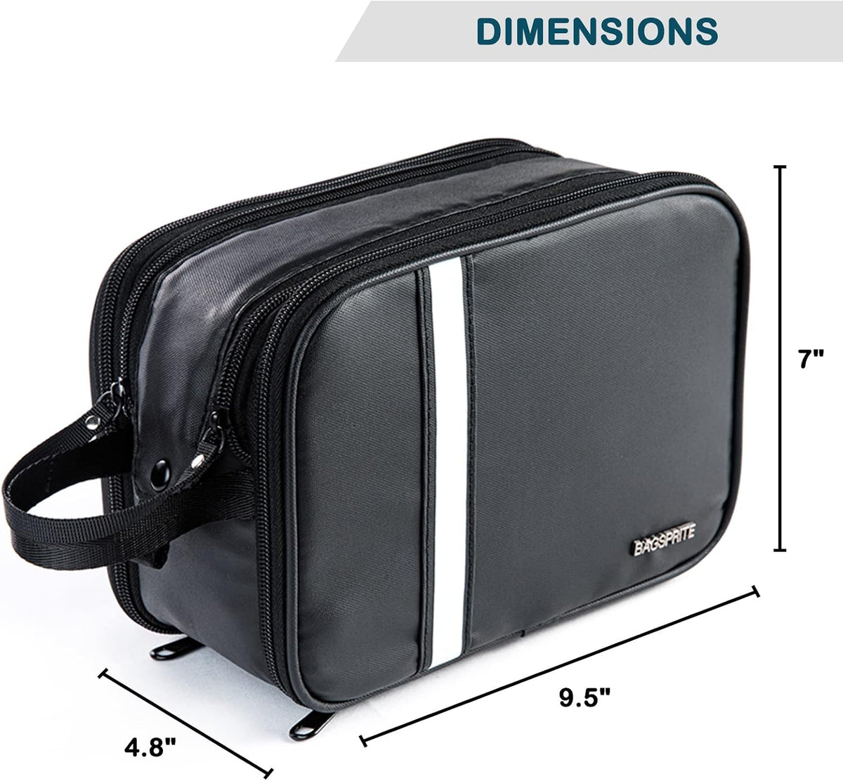 Large Toiletry Bag for Men, Women Travel Bag with Hanging Hook, Water-resistant Makeup Cosmetic Bag Shaving Kit Organizer, Bathroom Bag for Traveling