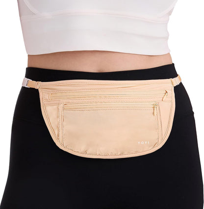 Anti-Theft Money Belt Waist Fanny Pack Hidden Passport Wallet