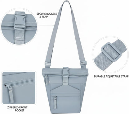 Travelers Crossbody Phone Bag Nylon Canvas Shoulder Purse for Hands-Free Essentials