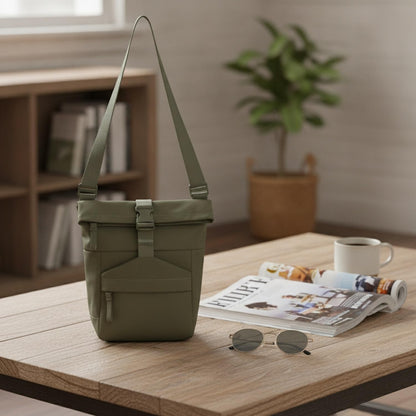 Travelers Crossbody Phone Bag Nylon Canvas Shoulder Purse for Hands-Free Essentials