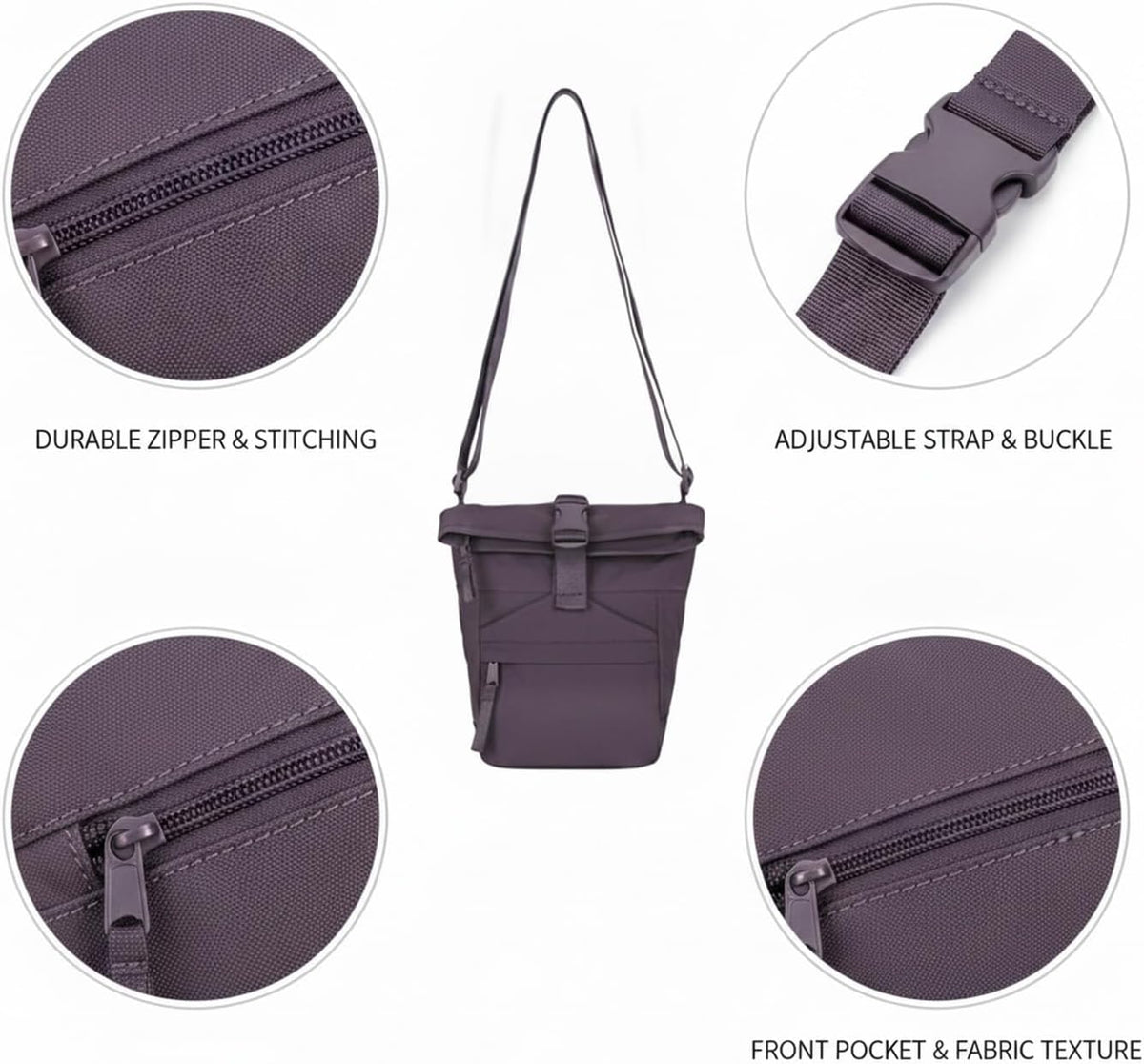 Travelers Crossbody Phone Bag Nylon Canvas Shoulder Purse for Hands-Free Essentials
