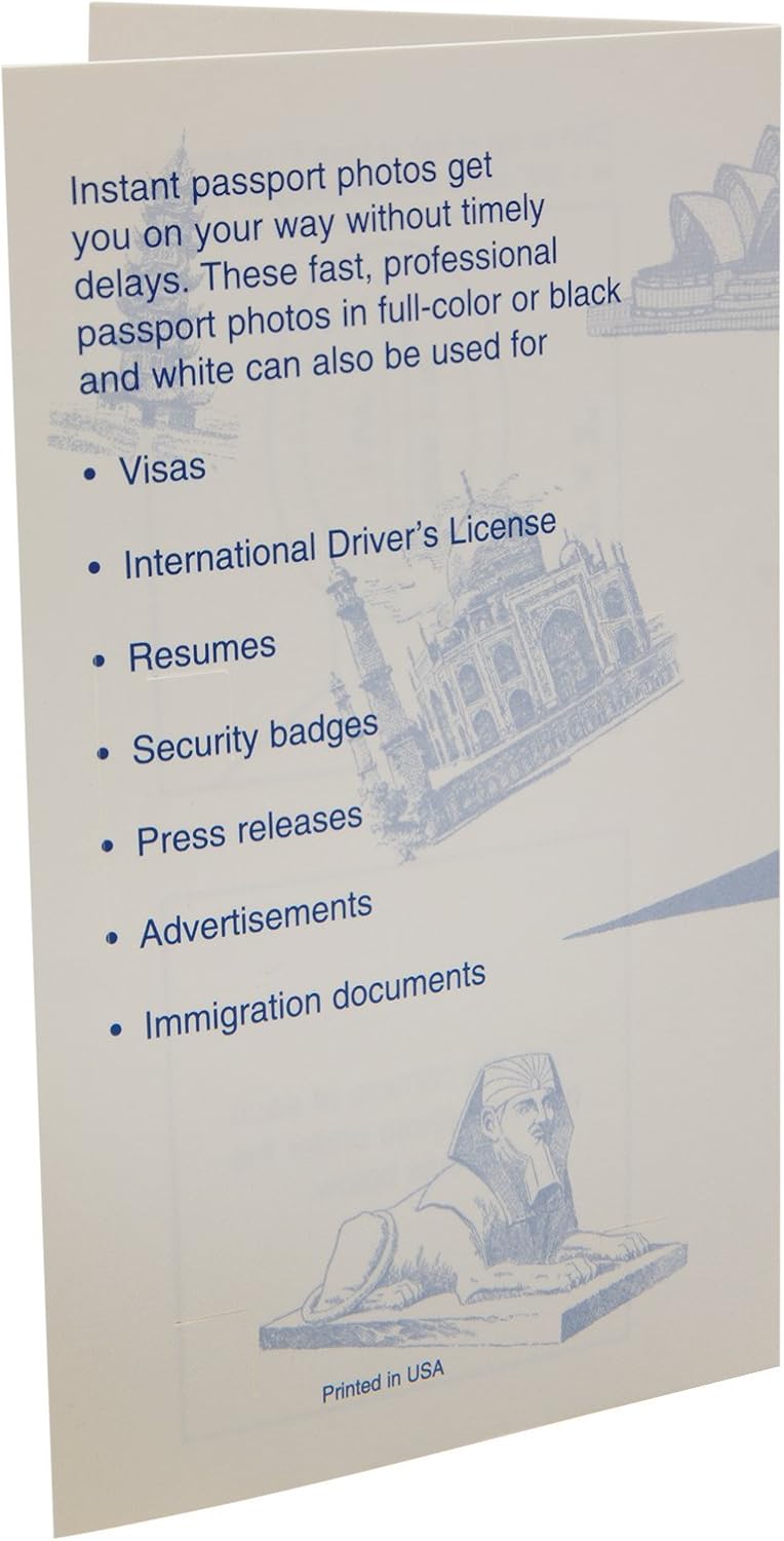 Neil Enterprises Passport Folders in Off-White - Pack of 100