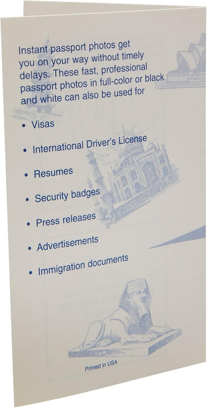 Neil Enterprises Passport Folders in Off-White - Pack of 100