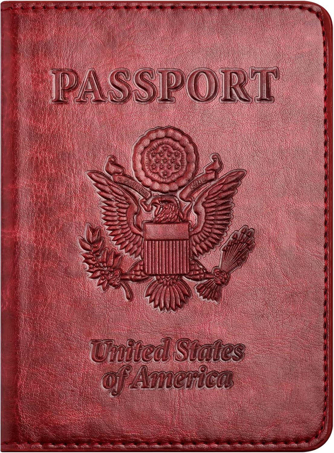 Eoehro Passport Holder for Travel Essentials, Passport Wallet Cover Case for Travel Must Haves Accessories,Passport Book Holders for Women and Men(black)