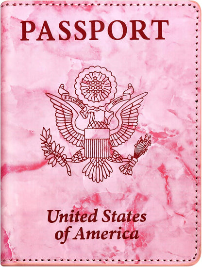 Eoehro Passport Holder for Travel Essentials, Passport Wallet Cover Case for Travel Must Haves Accessories,Passport Book Holders for Women and Men(black)