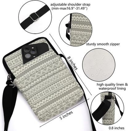Aesthetic Crossbody Bags for Women Sling Bag Cute Small Sling Purse Bag with Adjustable Strap Outdoor Cell Phone Bags