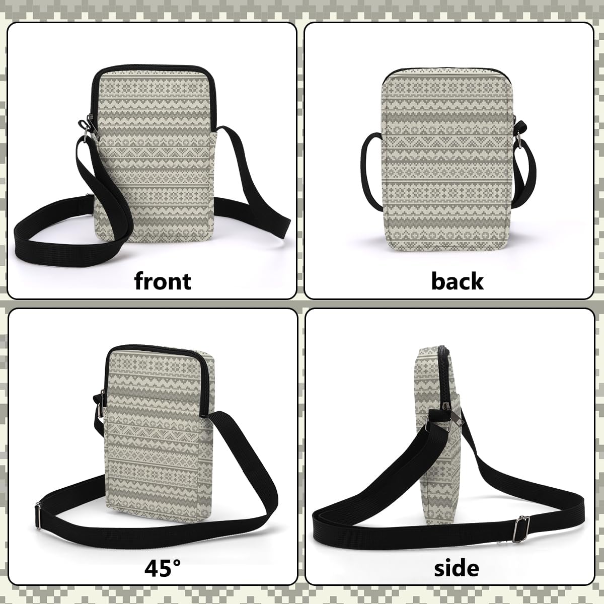 Aesthetic Crossbody Bags for Women Sling Bag Cute Small Sling Purse Bag with Adjustable Strap Outdoor Cell Phone Bags