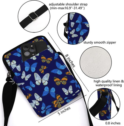 Aesthetic Crossbody Bags for Women Sling Bag Cute Small Sling Purse Bag with Adjustable Strap Outdoor Cell Phone Bags