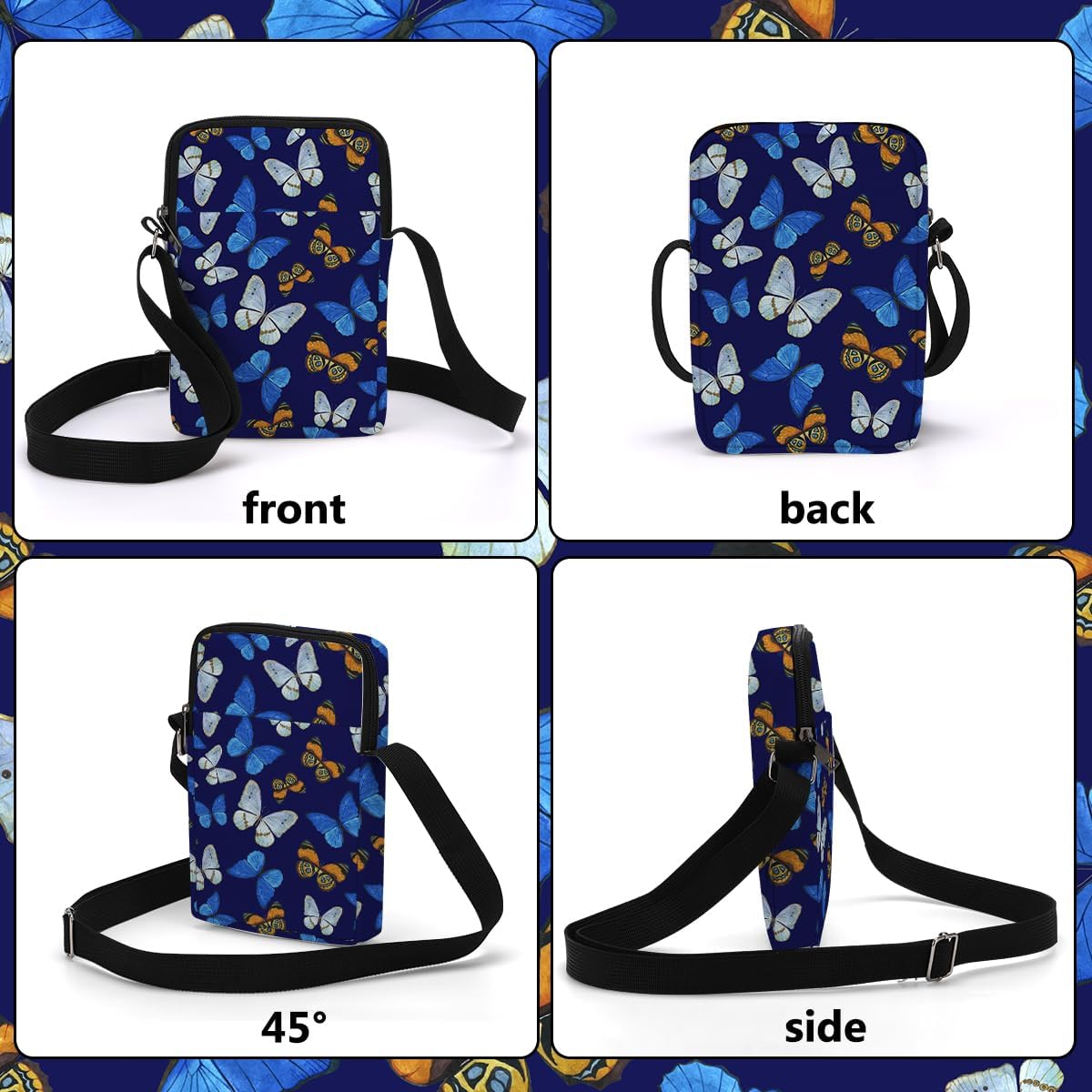 Aesthetic Crossbody Bags for Women Sling Bag Cute Small Sling Purse Bag with Adjustable Strap Outdoor Cell Phone Bags