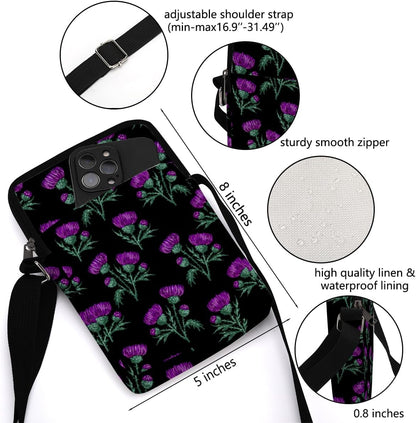Aesthetic Crossbody Bags for Women Sling Bag Cute Small Sling Purse Bag with Adjustable Strap Outdoor Cell Phone Bags
