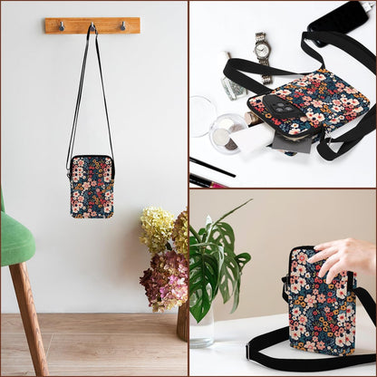 Aesthetic Crossbody Bags for Women Sling Bag Cute Small Sling Purse Bag with Adjustable Strap Outdoor Cell Phone Bags