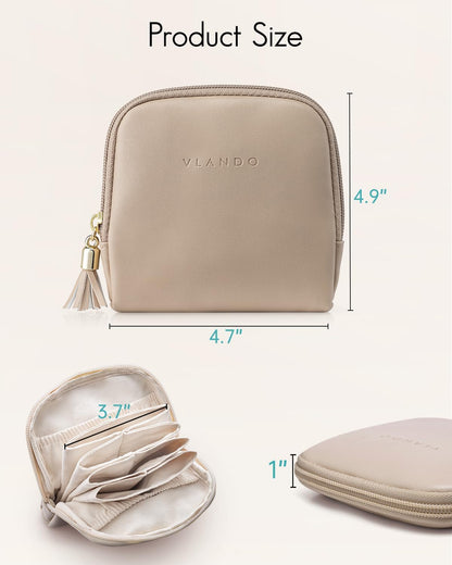 Small Travel Jewelry Case,Gifts for Women,Jewelry Pouch Bags with Zipper,Velvet Jewelry Organizer Storage Bag for Bracelet Rings Earring-Cream White