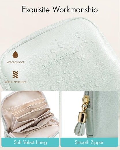 Small Travel Jewelry Case,Gifts for Women,Jewelry Pouch Bags with Zipper,Velvet Jewelry Organizer Storage Bag for Bracelet Rings Earring-Cream White