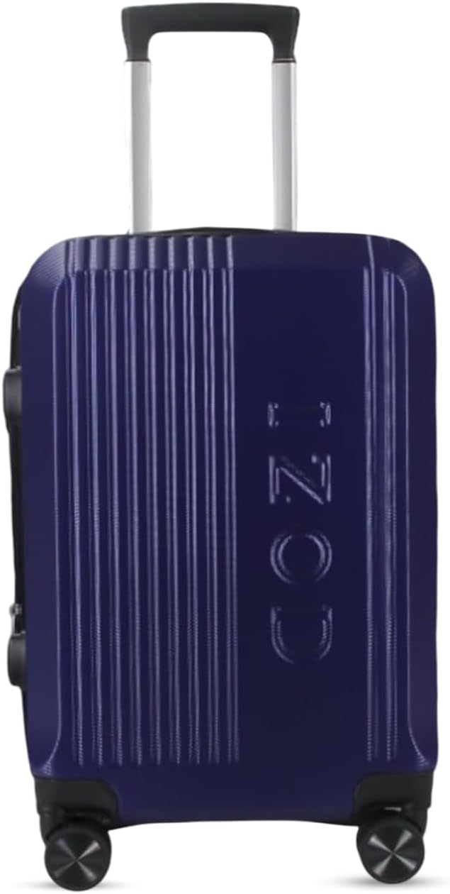 Zane 20-Inch Hardside Carry-On Luggage with Spinner Wheels - Navy | Expandable Hard Shell Suitcase, Airline-Approved - Durable and Lightweight Travel Luggage